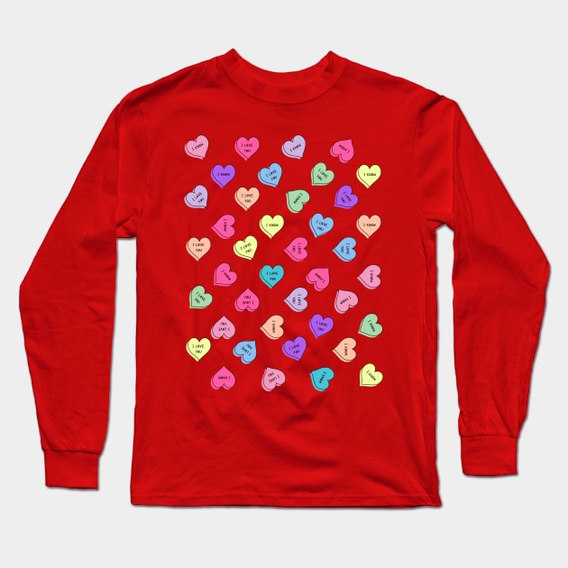 Valentine's Day Long Sleeve T-Shirt by Trapezoid